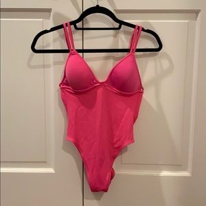 La Perla hot pink one piece swimsuit